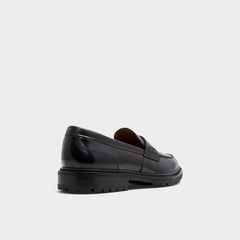 Aldo Aleris Black Men's Dress Shoes - Loafer, Lug sole New|Men