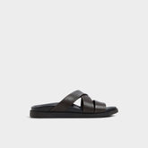 Aldo Kairo Dark Brown Men's Sandals & Slides - Slide sandal New|Men