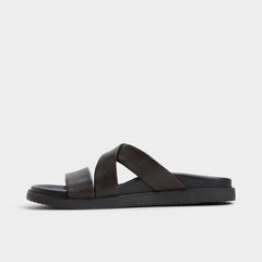 Aldo Kairo Dark Brown Men's Sandals & Slides - Slide sandal New|Men