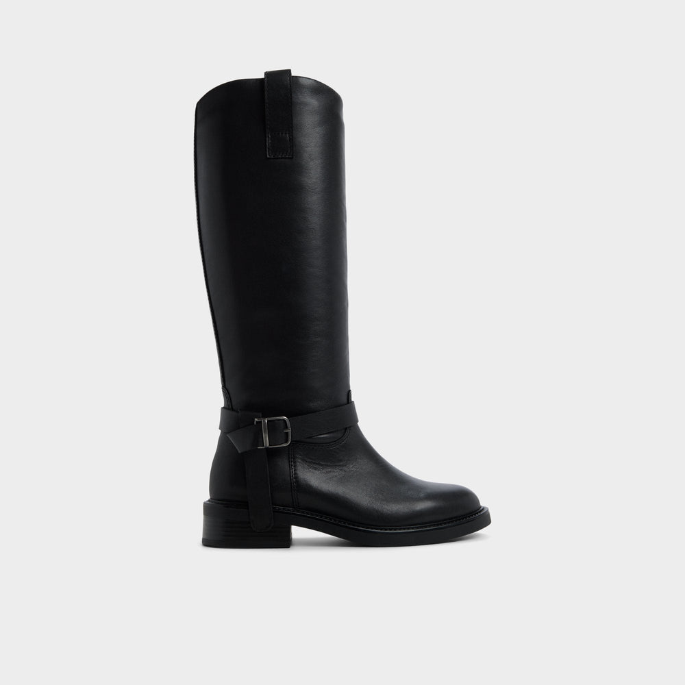 Aldo Philippa in Black - Riding boot, Block heel Women