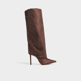 Aldo Livydalia in Dark Brown - Knee-high boot, Stiletto heel Women