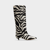Aldo Gabelia in White Black - Knee-high boot, Kitten heel Women