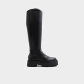 Aldo Carelden Black Women's Tall Boots - Knee-high boot, Lug sole Women