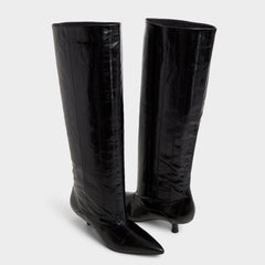 Aldo Everose in Black - Knee-high boot, Kitten heel Women