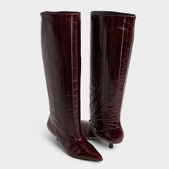 Aldo Everose in Bordo - Knee-high boot, Kitten heel Women|Bags