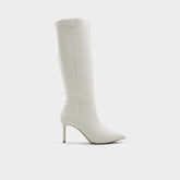 Aldo Laroche-wc White/Bone Women's Tall Boots - Knee-high boot, Stiletto heel Women