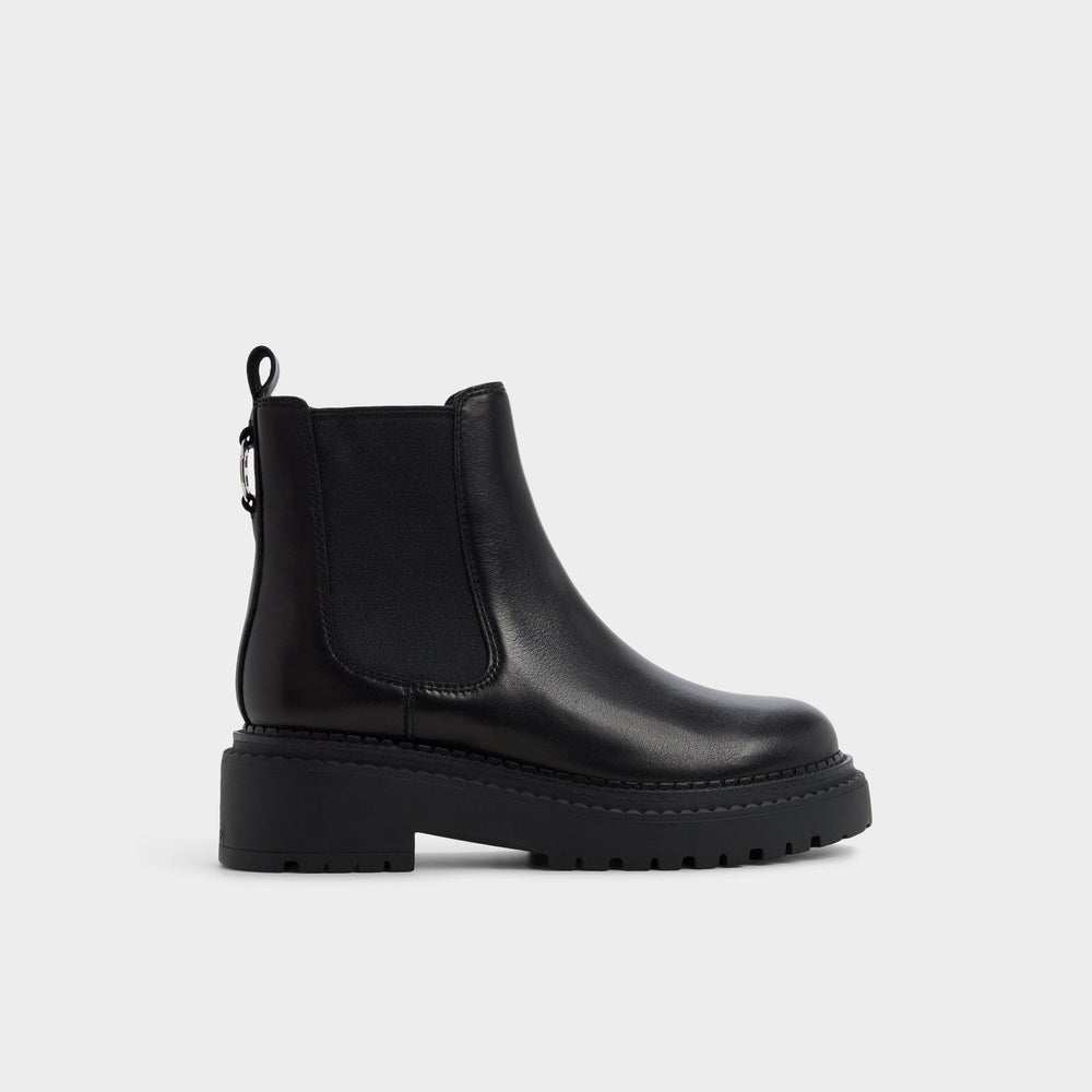 Aldo Bestina in Black - Chelsea boot, Lug sole Women