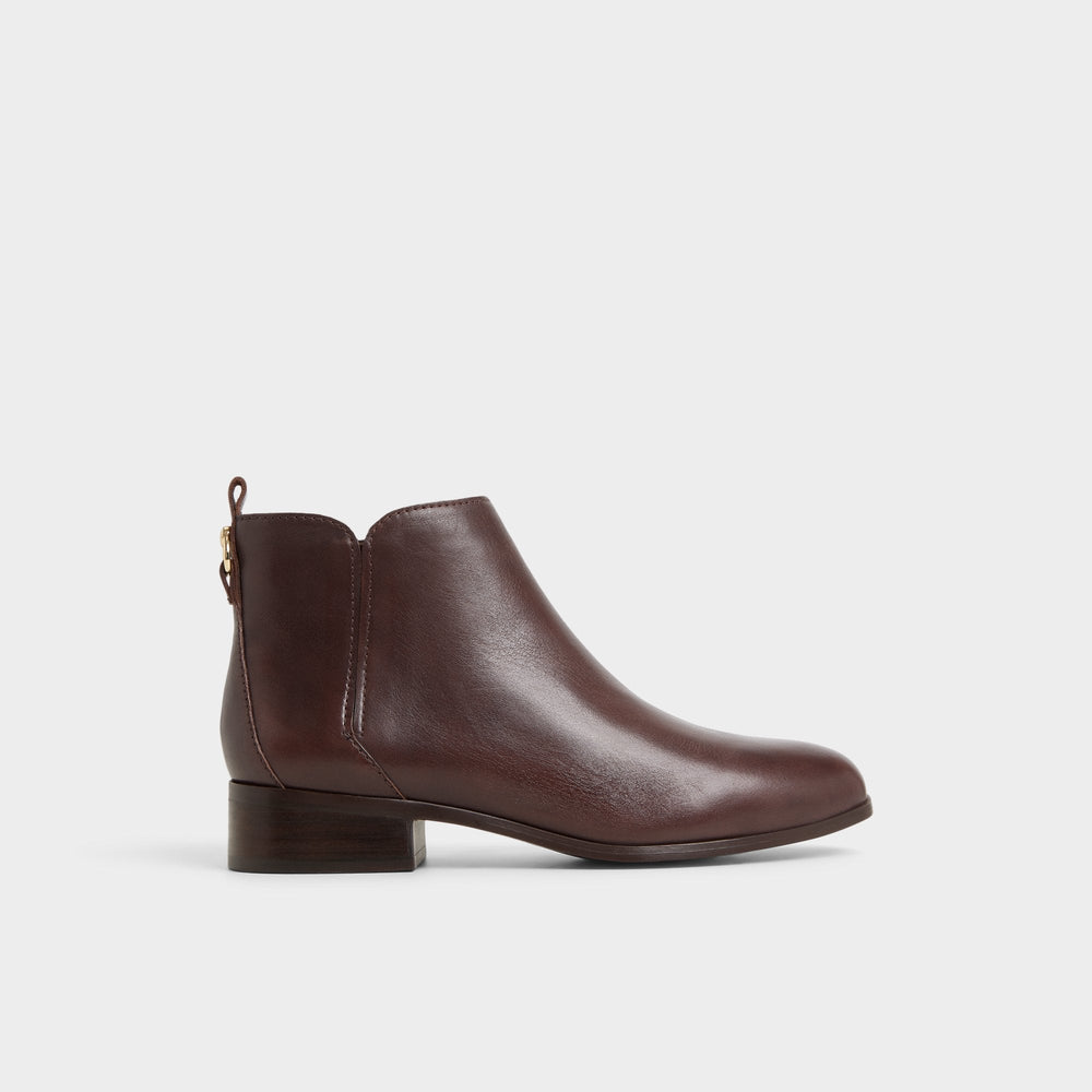 Aldo Verity in Dark Brown - Chelsea boot, Block heel Women