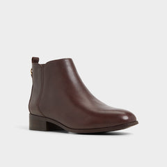 Aldo Verity in Dark Brown - Chelsea boot, Block heel Women