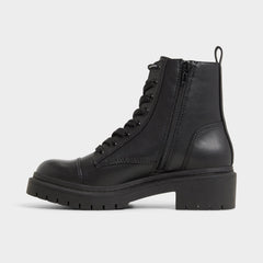 Aldo Goer Black Women's Casual boots - Combat ankle boot, Lug sole Women