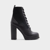 Aldo Rebellious Black Women's Combat boots - Combat ankle boot, Lug sole Women