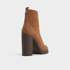 Aldo Rebelliously in Light Brown - Combat ankle boot, Lug sole Women
