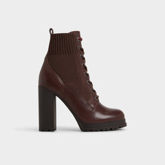 Aldo Rebellious in Other Brown - Combat ankle boot, Lug sole Women