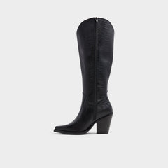 Aldo Nevada-wc Black Women's Western - Western knee-high boot, Black Women
