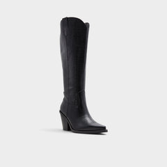 Aldo Nevada-wc Black Women's Western - Western knee-high boot, Black Women