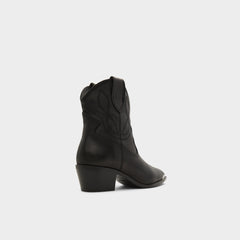Aldo Valley Black Women's Western - Western boot, Block heel Women