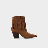 Aldo Jollene in Dark Brown - Western boot, Block heel Women