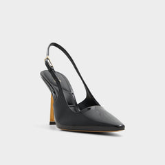 Aldo Marysa Black Women's Slingbacks - Slingback heel, Stiletto heel Women