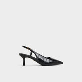 Aldo Adan in Black - Slingback heel, Kitten heel Women