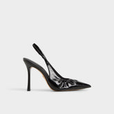 Aldo Mystie Black Women's Slingbacks - Slingback heel, Stiletto heel Women