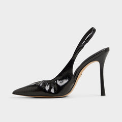 Aldo Mystie Black Women's Slingbacks - Slingback heel, Stiletto heel Women