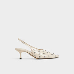 Aldo Naiarah in Cream 14118390 - Slingback heel, Stiletto heel Women