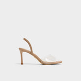 Aldo Andyana Beige Women's Strappy sandals - Slingback heeled sandal, Stiletto heel Women