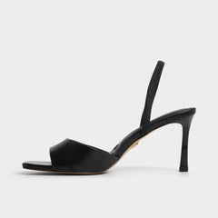 Aldo Andya Black Women's Strappy sandals - Slingback heeled sandal, Stiletto heel Women