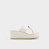 Aldo Penelopy White Women's Wedges - Wedge sandal, Wedge heel Women