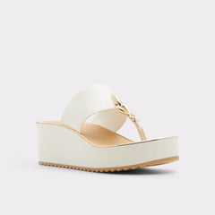 Aldo Penelopy White Women's Wedges - Wedge sandal, Wedge heel Women