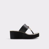 Aldo Penelopy Black Women's Wedges - Wedge sandal, Wedge heel Women