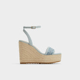 Aldo Aberitram Denim Women's Platform sandals - Wedge sandal Women