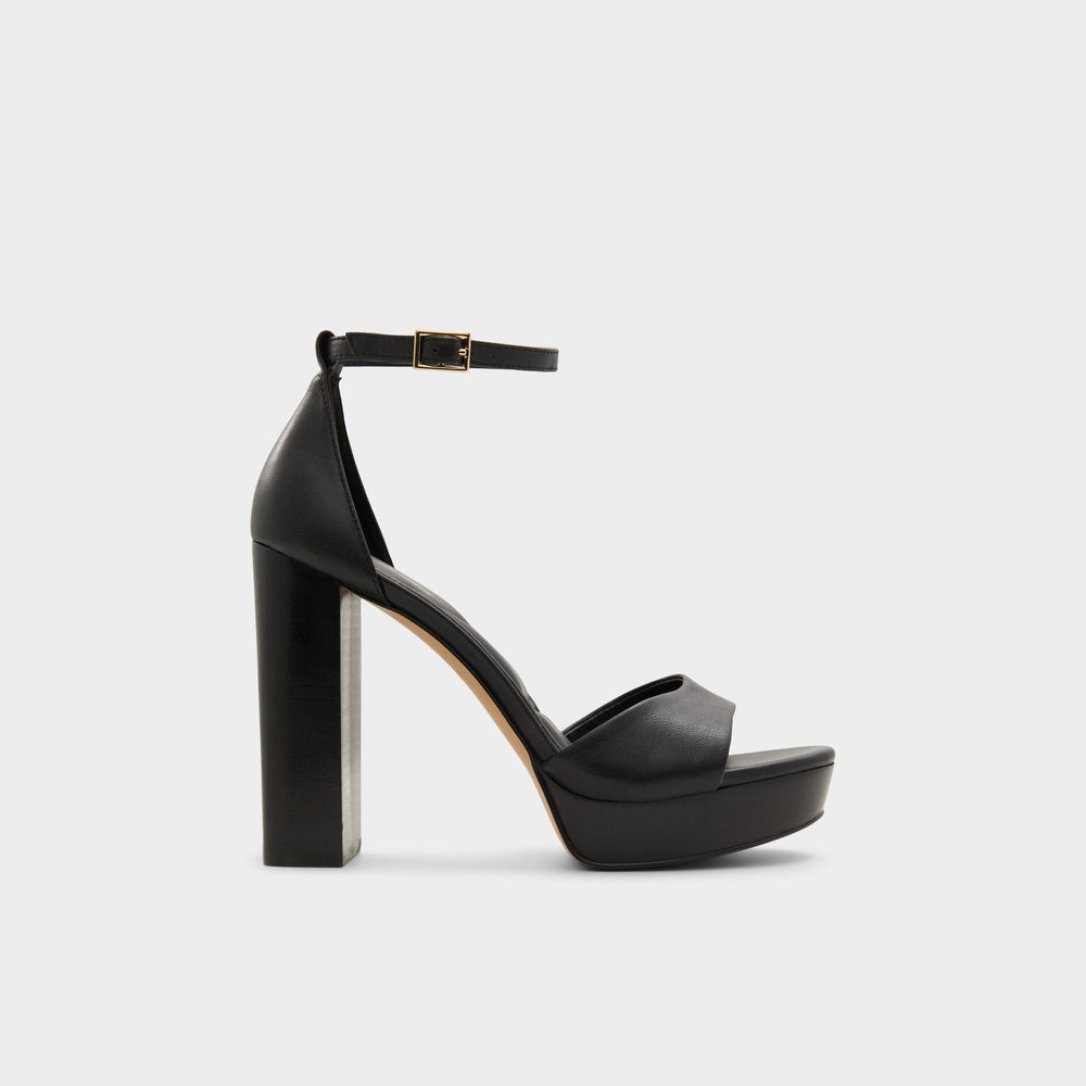 Aldo Enaegyn2.0 Black Women's Platform sandals - Strappy heeled sandal, Platform Women