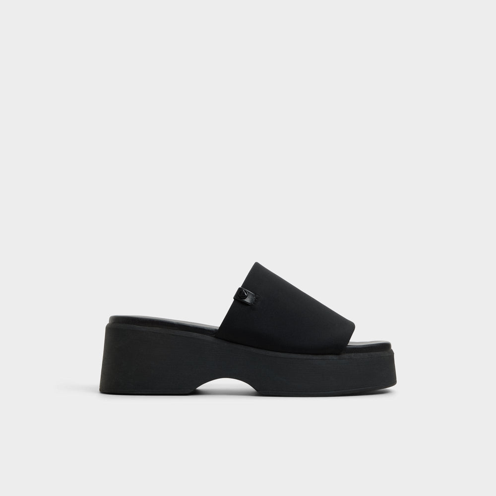 Aldo Yassa Black Women's Wedges - Wedge sandal Women