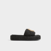 Aldo Justbeachy Black Women's Platform sandals - Flatform sandal Women