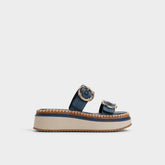 Aldo Kaeithien Dark Blue Women's Platform sandals - Slide sandal Women