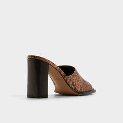 Aldo Re in Sophia Brown Multi14190695 - Heeled mule, Block heel Women|New