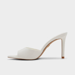 Aldo Anniebrilden White Women's Heeled mules - Heeled mule, Stiletto heel Women