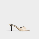 Aldo Annaberaen in Light Beige - Heeled mule, Stiletto heel Women|Bags