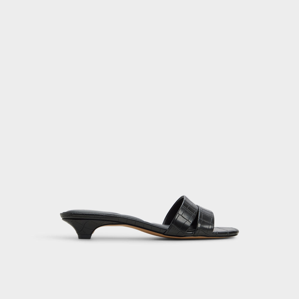 Aldo Scarletta Black Women's Heeled mules - Heeled mule, Kitten heel Women