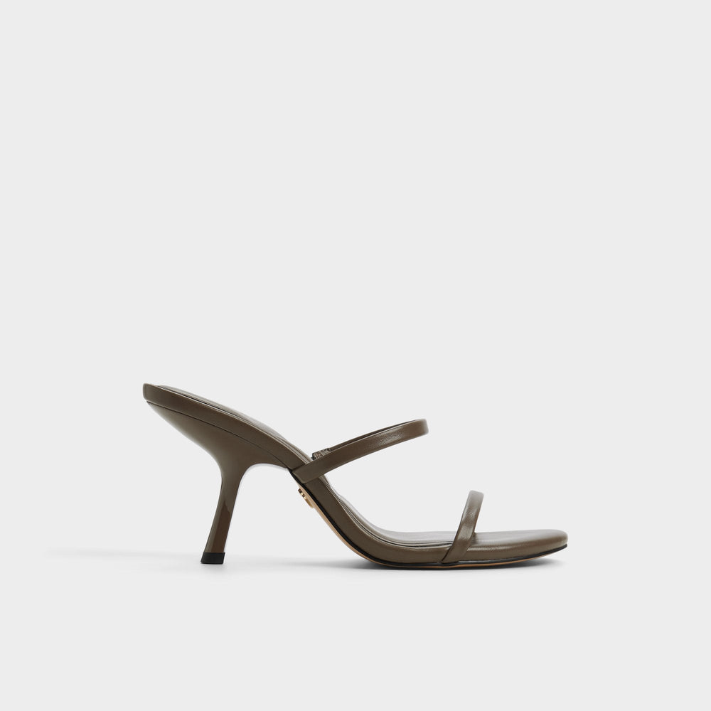 Aldo Avelinda in Khaki - Heeled mule Women
