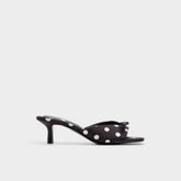 Aldo Belerose in Black White - Heeled mule, Stiletto heel Women