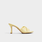 Aldo Lyhanna Light Yellow Women's Heeled mules - Heeled mule, Stiletto heel Women