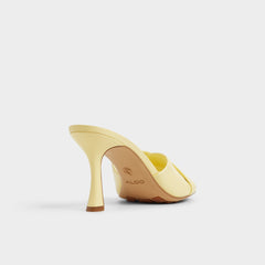 Aldo Lyhanna Light Yellow Women's Heeled mules - Heeled mule, Stiletto heel Women