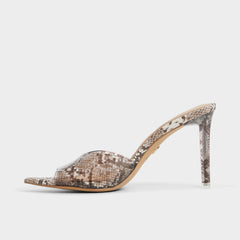 Aldo Anitabrilden Other Grey Women's Mule slides - Heeled mule, Stiletto heel Women