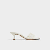 Aldo Pearlia White Women's Heeled mules - Heeled mule Women