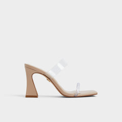 Aldo Calley Tan Women's Heeled mules - Heeled mule, Block heel Women