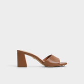 Aldo Tisha Tan Women's Heeled mules - Heeled mule, Block heel Women