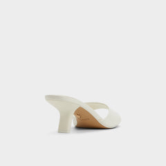 Aldo Enchanting White Women's Heeled mules - Heeled mule, Kitten heel Women