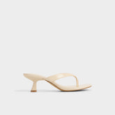 Aldo Jump in Cream - Heeled flip flop, Kitten heel Women